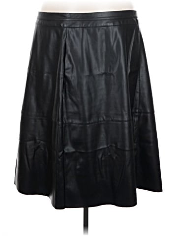 Universal Standard Faux Leather Skirt (view 1)