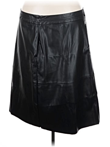 Universal Standard Faux Leather Skirt (view 2)