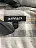 Express Plaid Gray Long Sleeve Button-Down Shirt Size XS - photo 7