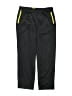 Lands' End 100% Polyester Color Block Black Track Pants Size 10 - 12 Husky - photo 1