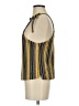 TeXTURE & THREAD Madewell 100% Polyester Yellow Sleeveless Blouse Size S (estimated) - photo 5