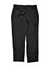 Lands' End 100% Polyester Color Block Black Track Pants Size 10 - 12 Husky - photo 2