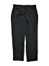 Lands' End 100% Polyester Color Block Black Track Pants Size 10 - 12 Husky - photo 2