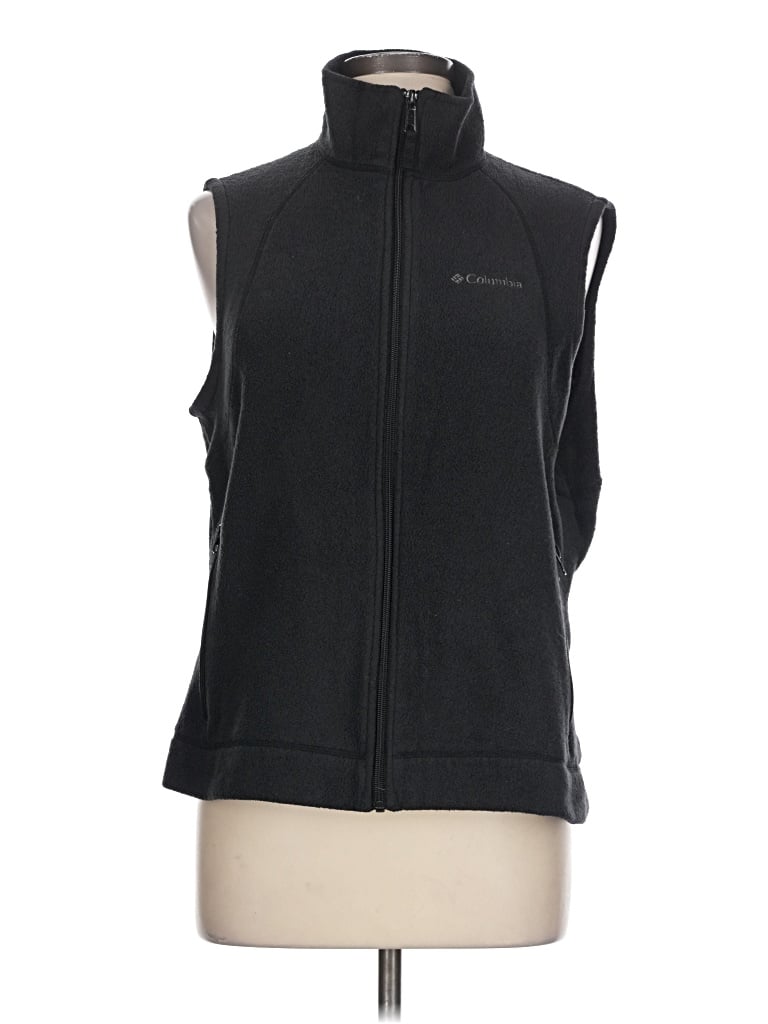 Pre-owned Columbia Vest In Black