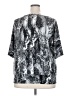 Unbranded Silver Short Sleeve Blouse Size 3X (estimated) - photo 2
