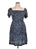 Roxy 100% Viscose Polka Dots Blue Casual Dress Size XL - photo 1
