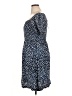 Roxy 100% Viscose Polka Dots Blue Casual Dress Size XL - photo 5