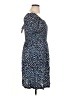 Roxy 100% Viscose Polka Dots Blue Casual Dress Size XL - photo 4