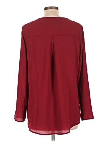 Always Indigo Long Sleeve Blouse (view 2)