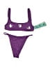 OFF-WHITE Graphic Purple Two Piece Swimsuit Size EU (IT) 40 - photo 1