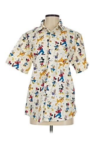 Disney Short Sleeve Button-Down Shirt (view 1)