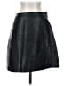 Zara Basic Solid Black Faux Leather Skirt Size S - photo 1