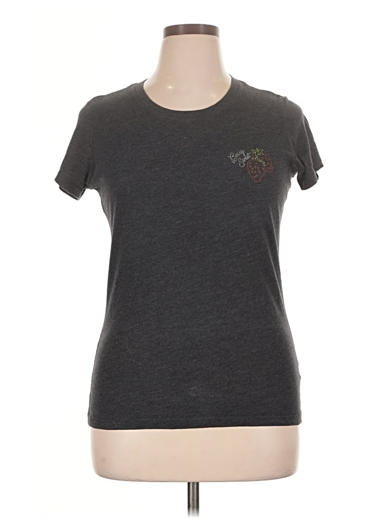 Pre-owned Aéropostale Short Sleeve T-shirt In Gray