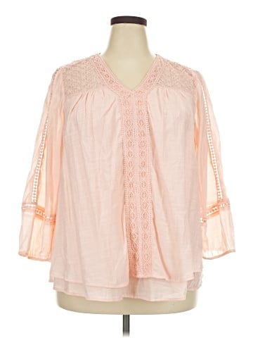 Style&Co 3/4 Sleeve Blouse (view 1)