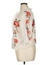 Assorted Brands Floral Ivory 3/4 Sleeve Blouse Size XL - photo 5