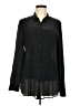 Trouve 100% Silk Black Blouse Size M - photo 1