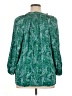 J.Jill Paisley Green 3/4 Sleeve Blouse Size XL - photo 2