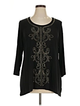 JM Collection 3/4 Sleeve Blouse (view 1)