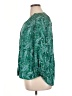 J.Jill Paisley Green 3/4 Sleeve Blouse Size XL - photo 5