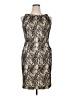 Chaps 100% Polyester Black Cocktail Dress Size 14 - photo 1