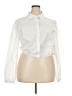 Hot Topic White Long Sleeve Blouse Size 2X (2) - photo 1
