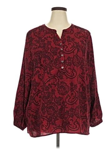 Croft & Barrow Long Sleeve Blouse (view 1)