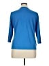 L.L.Bean 100% Supima Cotton Blue 3/4 Sleeve Top Size XL - photo 2
