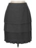 Larry Levine Solid Gray Formal Skirt Size 6 - photo 1