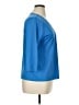 L.L.Bean 100% Supima Cotton Blue 3/4 Sleeve Top Size XL - photo 4