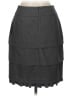 Larry Levine Solid Gray Formal Skirt Size 6 - photo 2