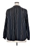 Nic + Zoe 100% Polyester Stripes Black Long Sleeve Blouse Size 2X - photo 2