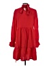 Assorted Brands 100% Polyester Red Casual Dress Size S - photo 2