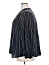 Nic + Zoe 100% Polyester Stripes Black Long Sleeve Blouse Size 2X - photo 5