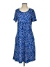 Unbranded 100% Polyester Polka Dots Blue Casual Dress Size S - photo 1