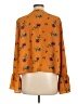 Mimi Chica Orange Long Sleeve Blouse Size L - photo 2