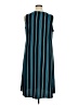 Catherines Stripes Teal Casual Dress Size 0X - photo 2