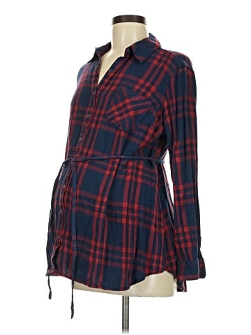 Isabel Maternity Long Sleeve Blouse (view 1)
