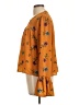 Mimi Chica Orange Long Sleeve Blouse Size L - photo 5