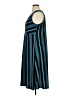 Catherines Stripes Teal Casual Dress Size 0X - photo 5