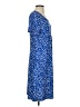 Unbranded 100% Polyester Polka Dots Blue Casual Dress Size S - photo 4