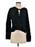 Auguste Black Long Sleeve Blouse Size 4 - photo 1