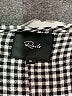 Rails Checkered-gingham Black 3/4 Sleeve Blouse Size XS - photo 7