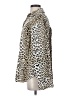 ASOS Design 100% Cotton Animal Print Ivory Long Sleeve Button-Down Shirt Size 4 - photo 5