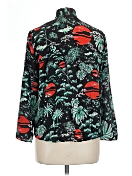 Rixo London 3/4 Sleeve Silk Top (view 2)