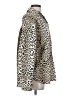 ASOS Design 100% Cotton Animal Print Ivory Long Sleeve Button-Down Shirt Size 4 - photo 4