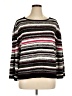 Liverpool Los Angeles Stripes Black Pullover Sweater Size XL - photo 1