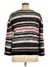 Liverpool Los Angeles Stripes Black Pullover Sweater Size XL - photo 2
