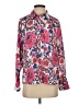 Zara 100% Polyester Paisley Pink Long Sleeve Blouse Size S - photo 1