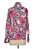 Zara 100% Polyester Paisley Pink Long Sleeve Blouse Size S - photo 2