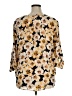 Maurices 100% Polyester Floral Gold 3/4 Sleeve Blouse Size XL - photo 2